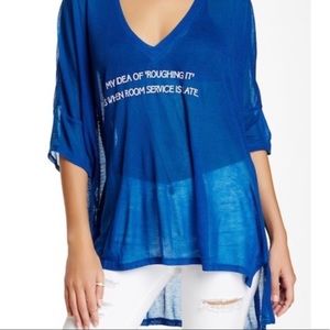 Wildfox “Roughing It” Loose Tee